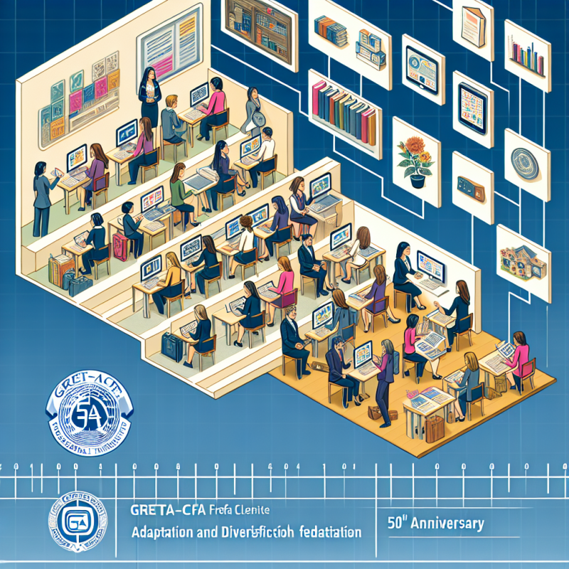 Illustration of GRETA-CFA, un cinquantenaire entre adaptation et diversification - Centre Inffo