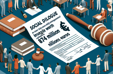 Illustration of Dialogue social : une facture à 874 millions d'euros critiquée par la Cour des comptes
