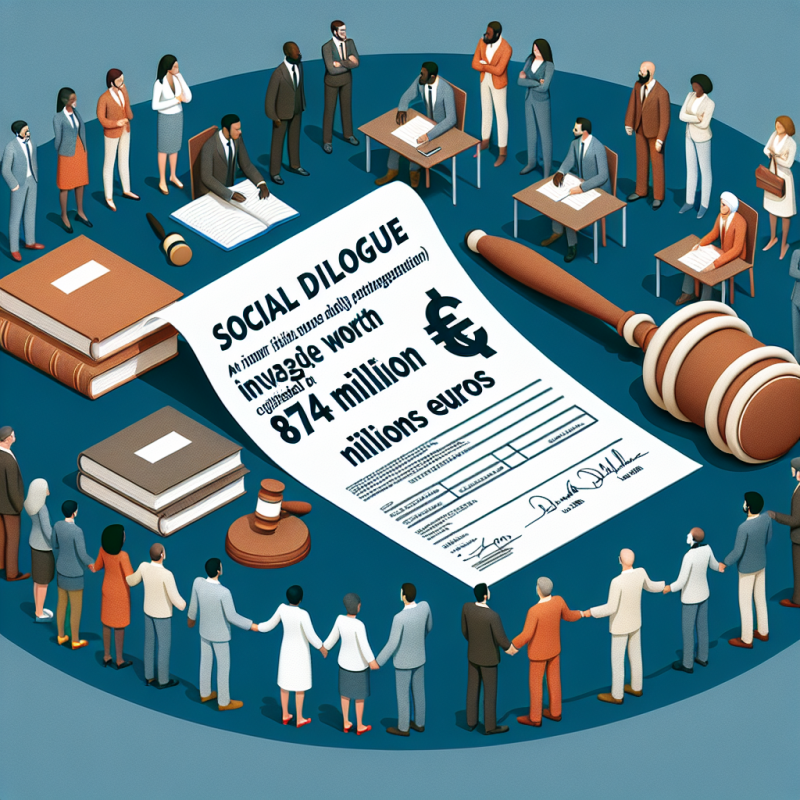 Illustration of Dialogue social : une facture à 874 millions d'euros critiquée par la Cour des comptes