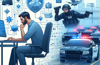 Illustration of De Elon Musk aux poursuites policières, comment un ingénieur logiciel a lancé une startup AI pour la police | TechCrunch