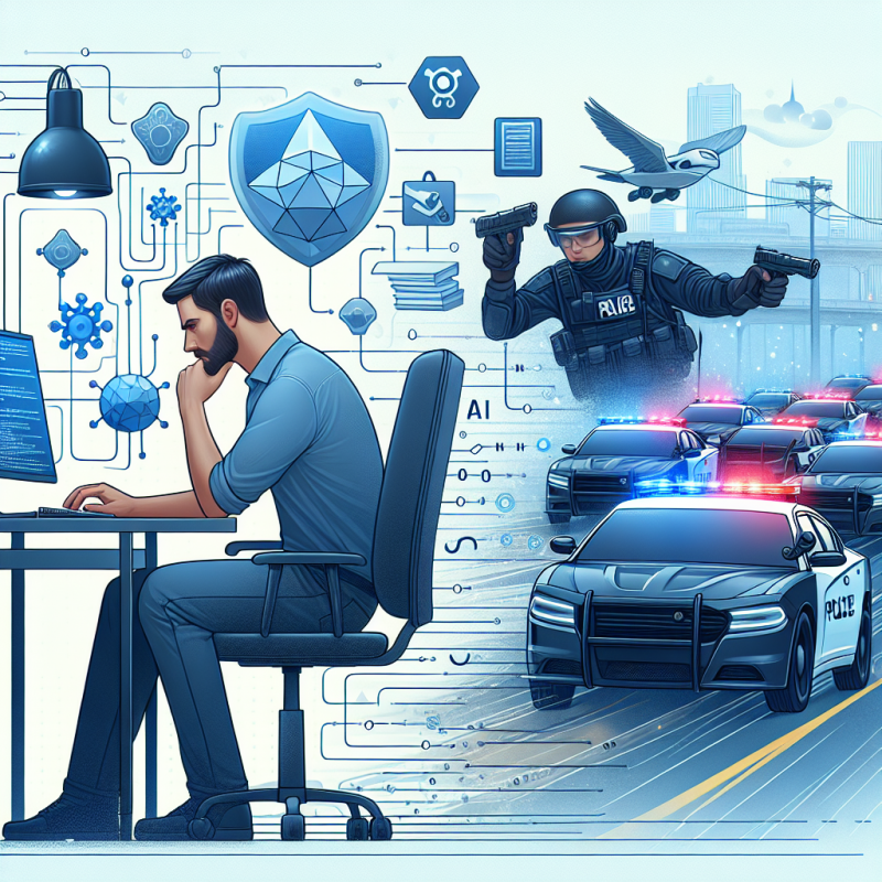 Illustration of De Elon Musk aux poursuites policières, comment un ingénieur logiciel a lancé une startup AI pour la police | TechCrunch