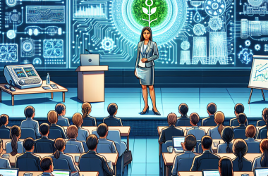 Illustration of Les femmes dans l'IA : Selon Marissa Hummon, l'IA contribuera à rendre le réseau électrique plus écologique | TechCrunch