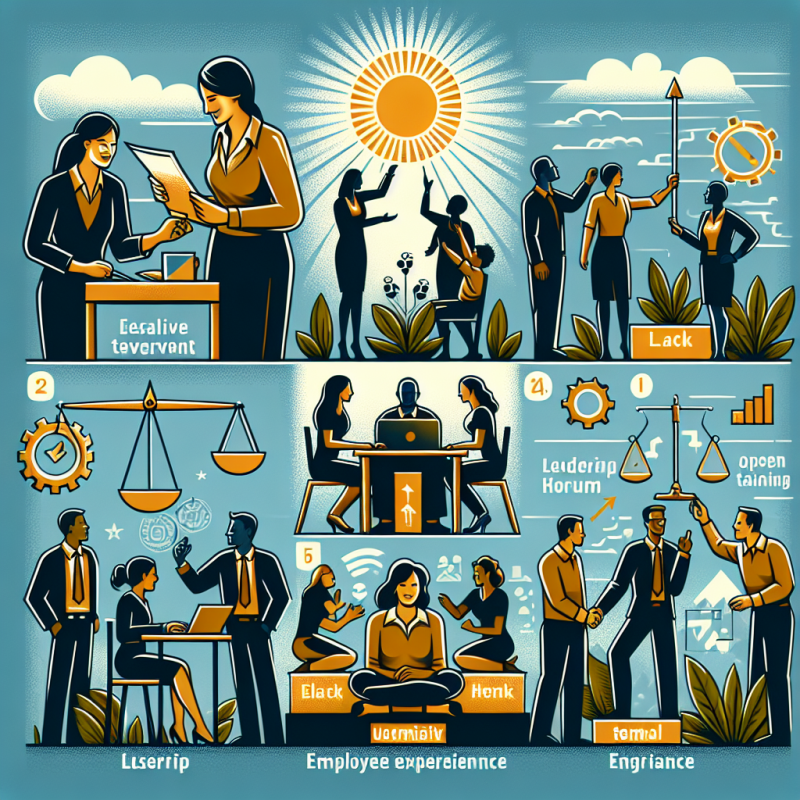 Illustration of 10 actions pour améliorer l’expérience employé dans son entreprise