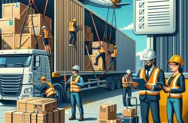 Illustration of [RECHERCHE] Arrimage des charges : Participez à une étude de l’INRS dans le transport routier de marchandises - Actualité - INRS