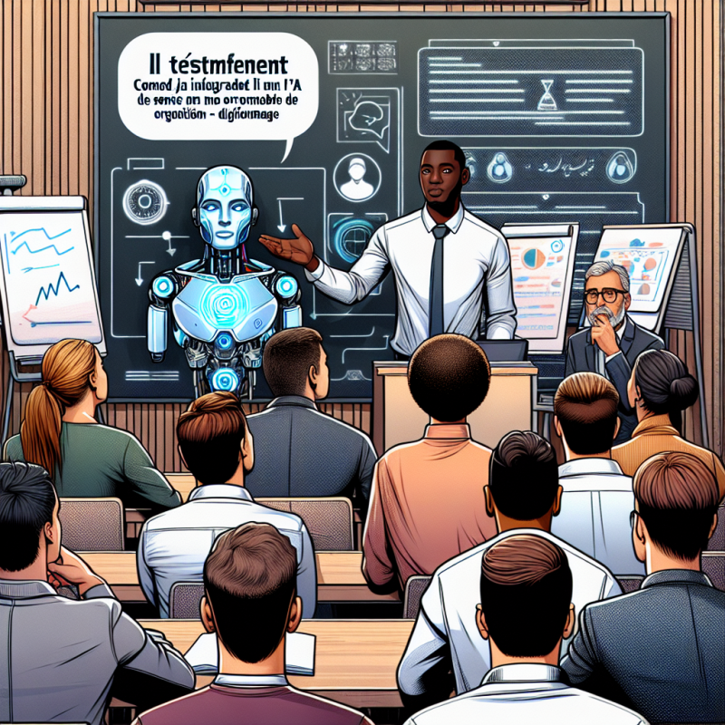 Illustration of Ils témoignent - Comment j’ai intégré l’IA au sein de mon organisme de formation - Digiformag