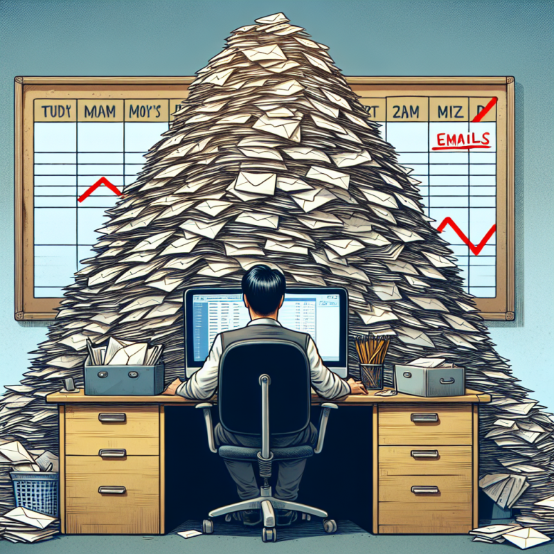 Illustration of "Une véritable surcharge cognitive": comment gérer la montagne de mails au retour de vacances?