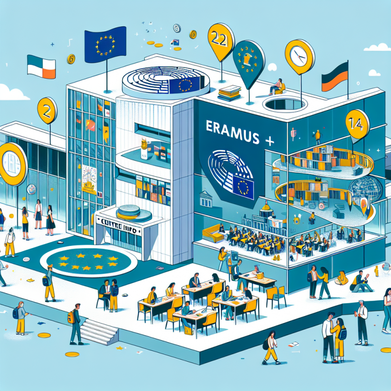 Illustration of Mise en œuvre d’Erasmus+ 2021-2027 : le point du Parlement européen - Centre Inffo