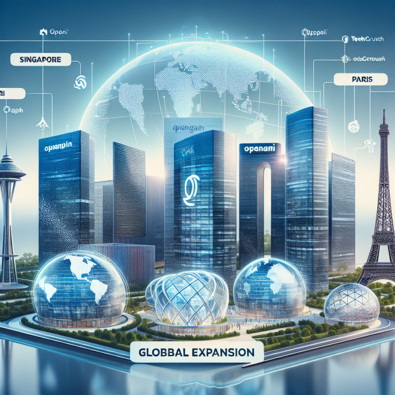 Illustration of OpenAI va ouvrir des bureaux à Singapour, Paris, Bruxelles pour faciliter son expansion mondiale | TechCrunch