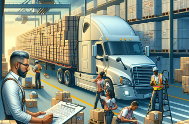 Illustration of [RECHERCHE] Arrimage des charges : Participez à une étude de l’INRS dans le transport routier de marchandises - Actualité - INRS
