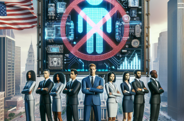 Illustration of Les États-Unis finalisent des règles pour interdire certains investissements dans la technologie de l'IA en Chine | TechCrunch
