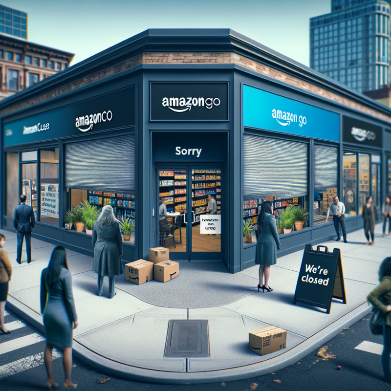 Illustration of Amazon ferme davantage de ses magasins de proximité sans caissier | TechCrunch