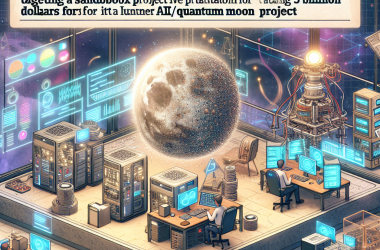 Illustration of Eric Schmidt's SandboxAQ vise une valorisation de 5 milliards de dollars pour sa lune Google AI/quantique | TechCrunch