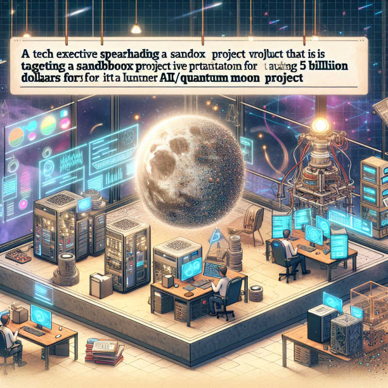 Illustration of Eric Schmidt's SandboxAQ vise une valorisation de 5 milliards de dollars pour sa lune Google AI/quantique | TechCrunch