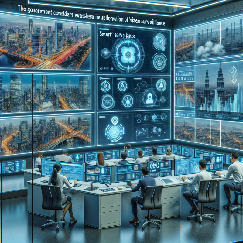 Illustration of Le gouvernement envisage de généraliser la vidéosurveillance «intelligente»