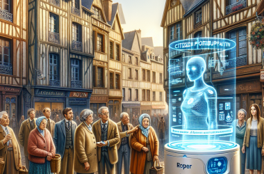 Illustration of Un projet de super assistant IA sert la participation citoyenne à Rouen
