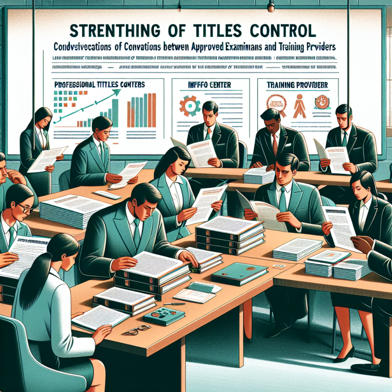 Illustration of Titres professionnels du ministère du Travail : renforcement du contrôle des conventions entre centres d’examen agréés et prestataires de formation - Centre Inffo