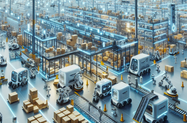 Illustration of Les nouveaux entrepôts d'Amazon emploieront 10 fois plus de robots | TechCrunch