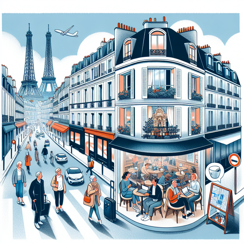 Illustration of Paris est l’une des capitales où l’on télétravaille le moins