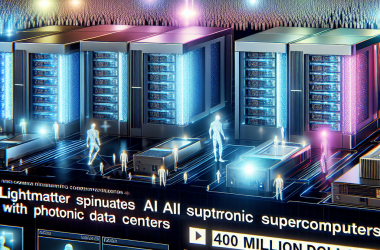 Illustration of Lightmatter lève 400 millions de dollars pour captiver les supercalculateurs IA grâce à des centres de données photoniques | TechCrunch