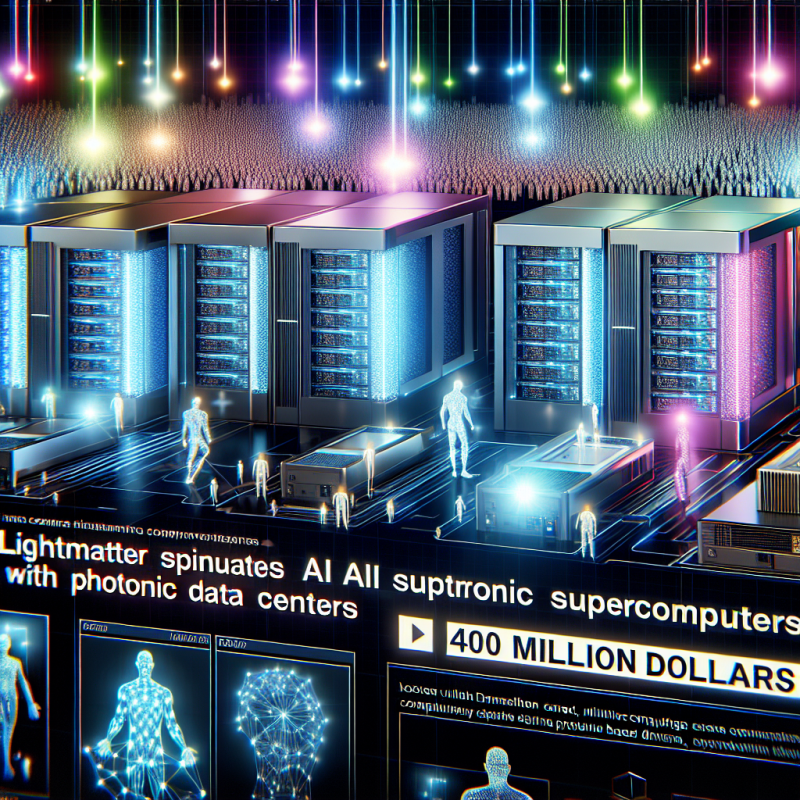 Illustration of Lightmatter lève 400 millions de dollars pour captiver les supercalculateurs IA grâce à des centres de données photoniques | TechCrunch