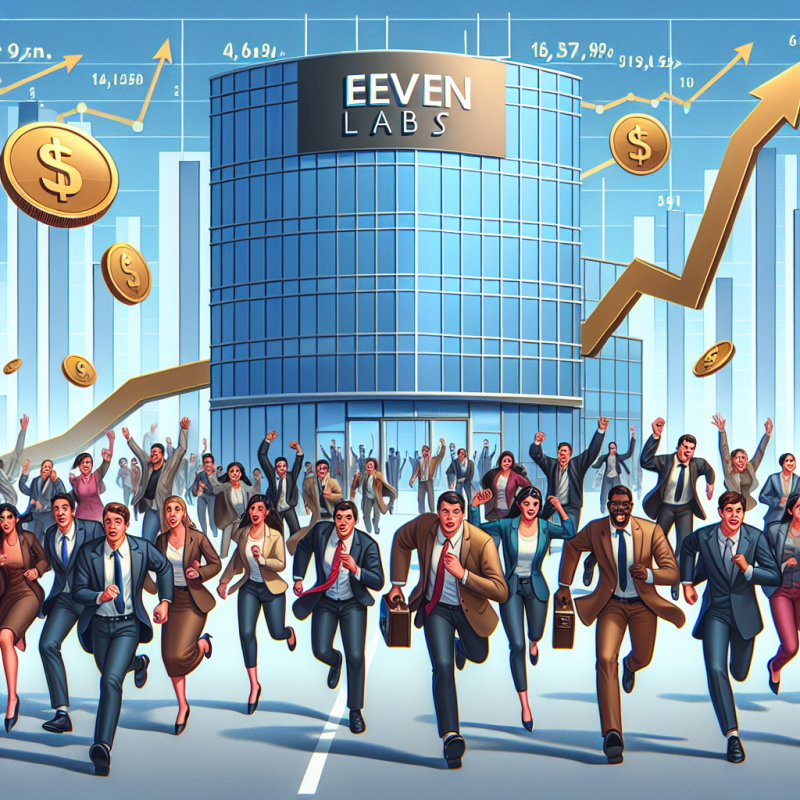 Illustration of Exclusif : Les investisseurs se précipitent sur Eleven Labs, qui pourrait bientôt être valorisée à 3 milliards de dollars