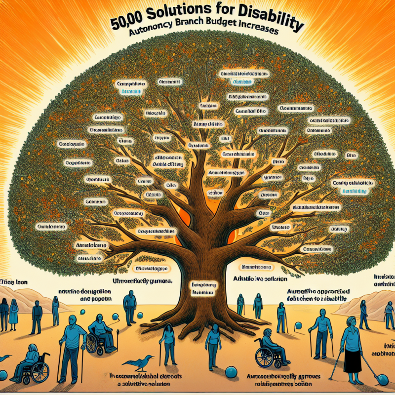 Illustration of « 50 000 solutions » pour le handicap : le budget de la branche autonomie augmente