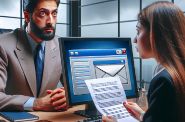 Illustration of Un conseiller France Travail convoqué après des messages déplacés à une demandeuse d'emploi