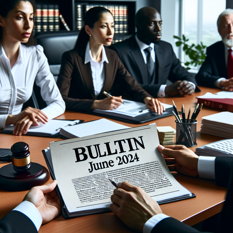 Illustration of Présentation du bulletin d’actualité juridique de juin 2024 - Actualité - INRS