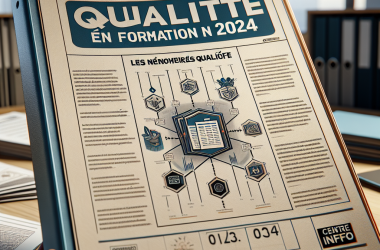 Illustration of [Dossier documentaire] Qualité en formation : les nouveautés Qualiopi en 2024 - Edition avril 2024 - Centre Inffo