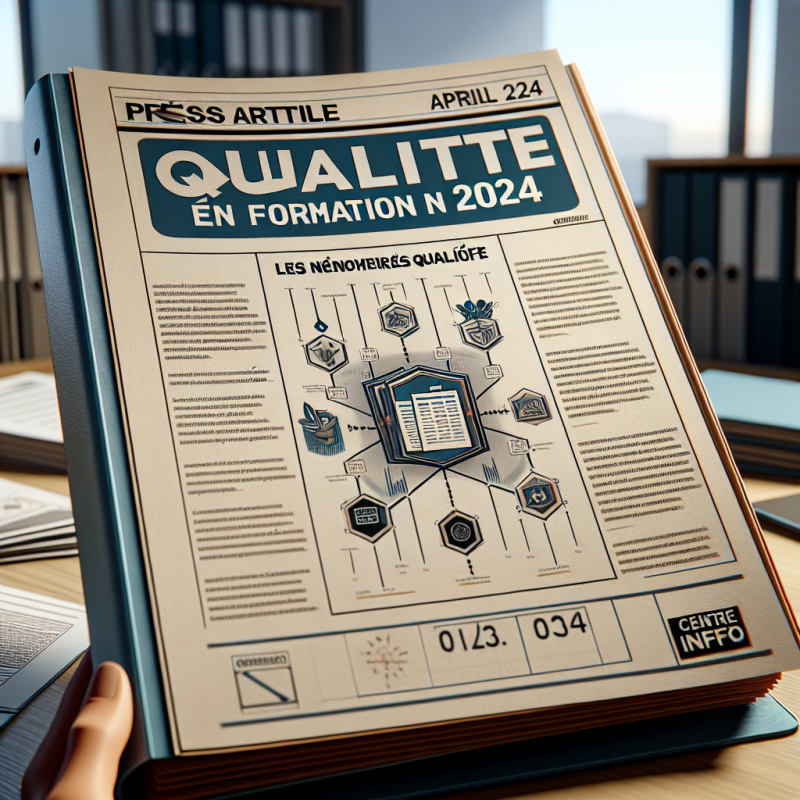 Illustration of [Dossier documentaire] Qualité en formation : les nouveautés Qualiopi en 2024 - Edition avril 2024 - Centre Inffo