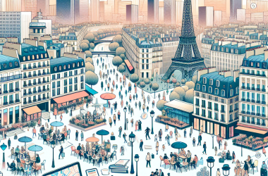 Illustration of Paris est l’une des capitales où l’on télétravaille le moins