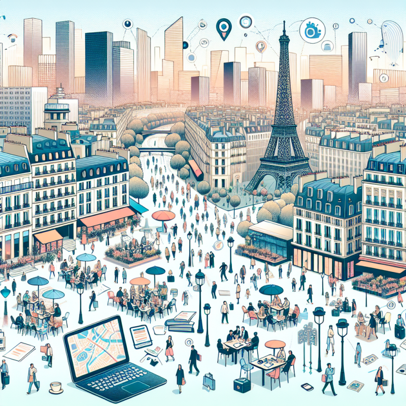 Illustration of Paris est l’une des capitales où l’on télétravaille le moins