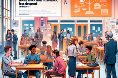 Illustration of Lycées pros: plus de liens avec les entreprises, moins de décrochages - Centre Inffo