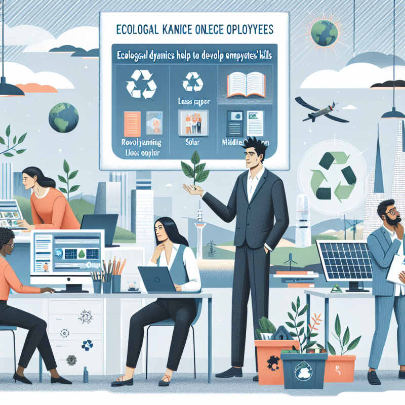 Illustration of Les dynamiques écologiques permettent de développer les compétences des salariés - Centre Inffo