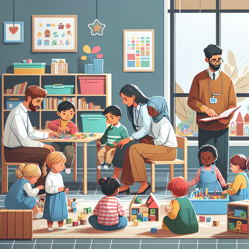 Illustration of Accueil de jeunes enfants : des ressources pour prévenir les risques professionnels - INRS