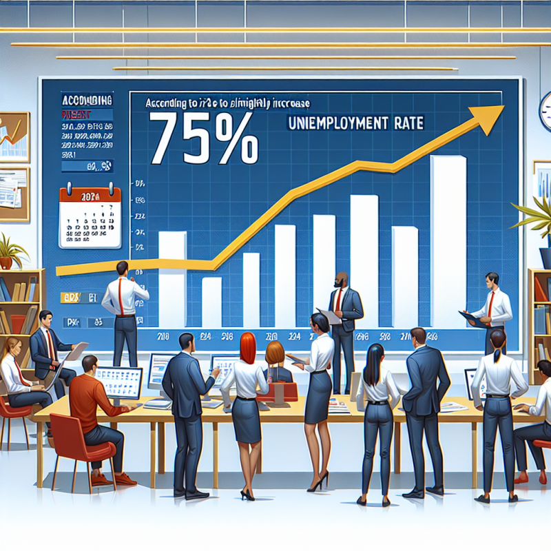 Illustration of Selon l'Insee, le taux de chômage devrait "légèrement" augmenter à 7,5% fin 2024