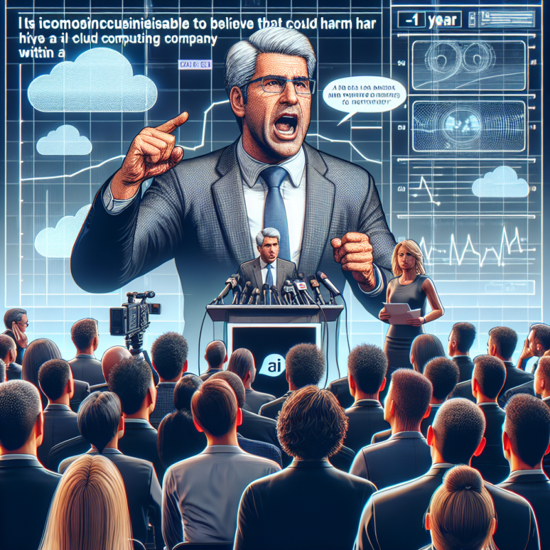 Illustration of Marc Benioff dit que c'est "un délire" de penser que l'IA pourrait nuire à Salesforce, il veut un milliard d'agents d'IA en un an