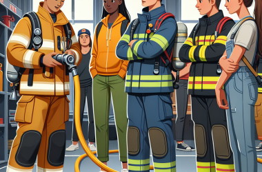 Illustration of La formation de jeunes sapeurs-pompiers fait école