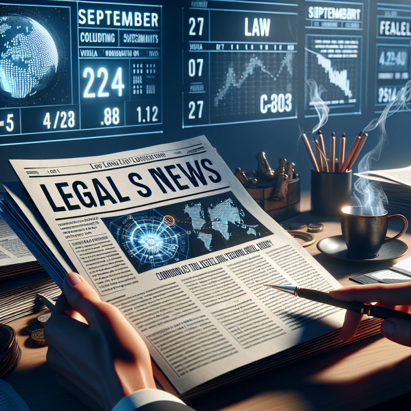 Illustration of Présentation du bulletin d’actualité juridique de septembre 2024 - Actualité - INRS