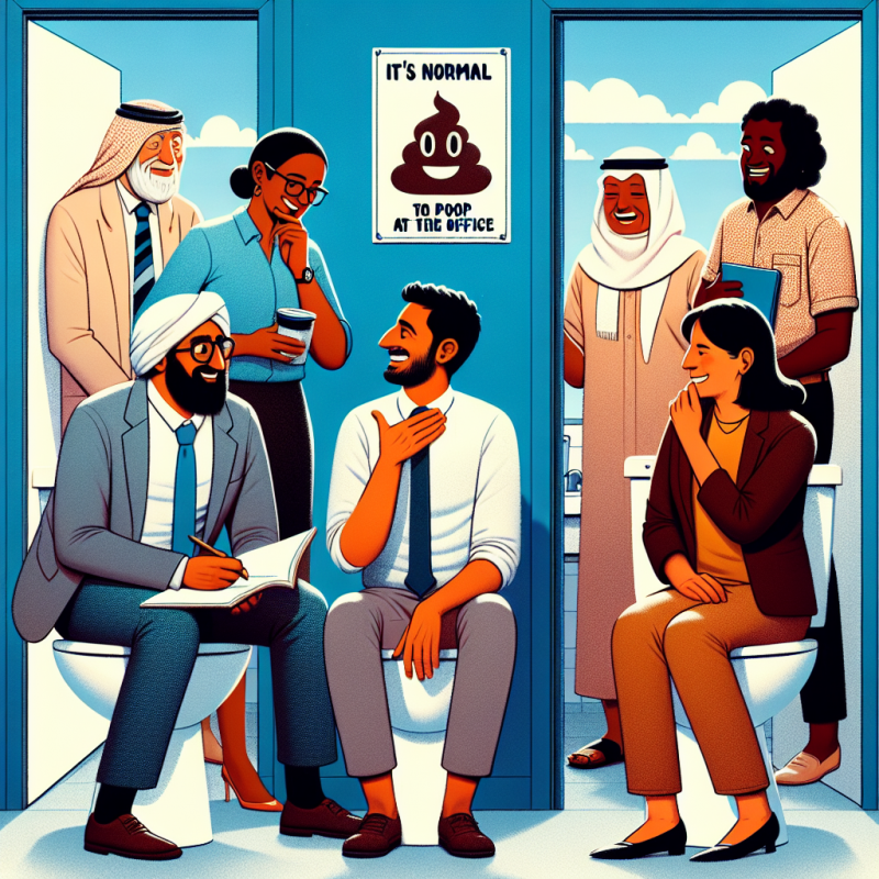 Illustration of "Il est normal de faire caca au bureau": cette drôle de campagne australienne pour lutter contre un tabou