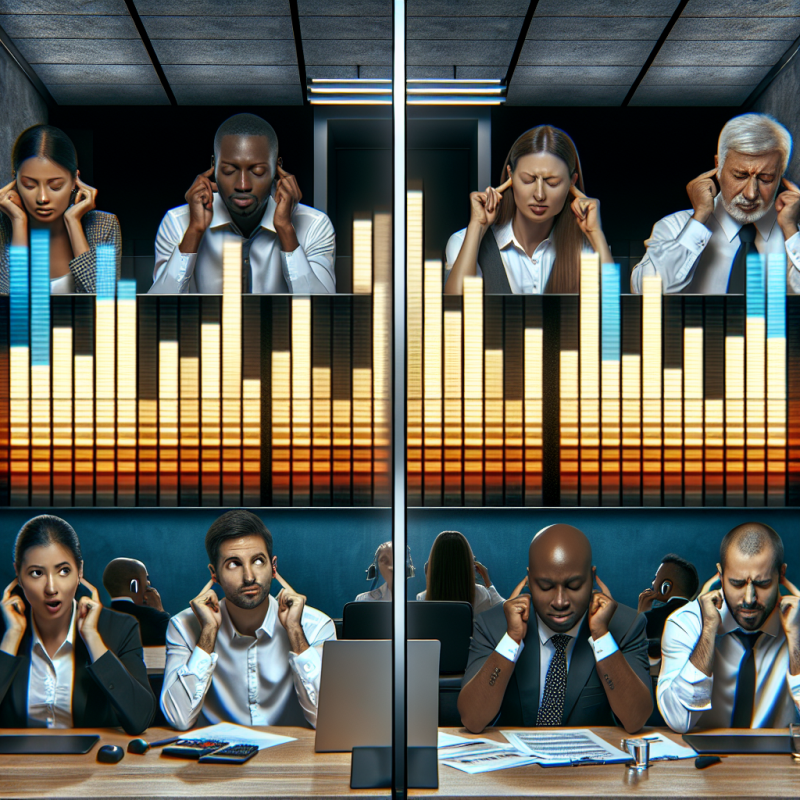 Illustration of Plus de six actifs sur dix gênés par le bruit au travail