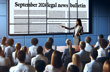 Illustration of Présentation du bulletin d’actualité juridique de septembre 2024 - Actualité - INRS