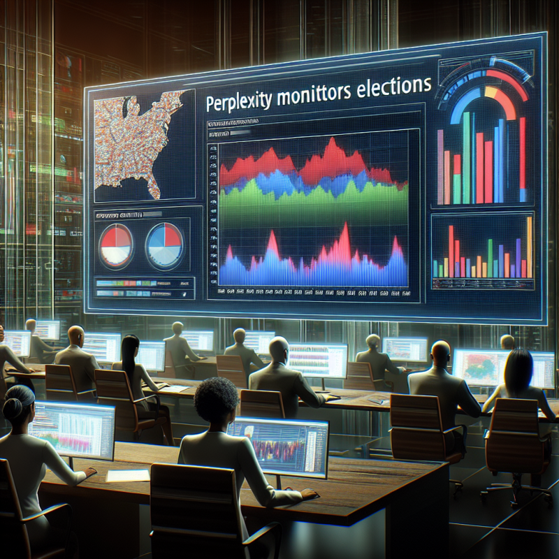 Illustration of Perplexity lance un suivi des élections | TechCrunch