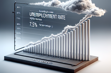 Illustration of Selon l'Insee, le taux de chômage devrait "légèrement" augmenter à 7,5% fin 2024