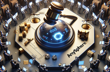 Illustration of 'Exclusif: Benchmark, Index et d'autres sont embarqués dans une guerre d'enchères non sollicitée pour Anysphere, fabricant de Cursor'