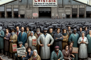 Illustration of Crise sociale: pourquoi un tiers des abattoirs français sont menacés de fermeture