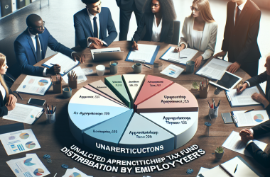 Illustration of Solde de la taxe d'apprentissage : répartition des fonds non affectés par les employeurs