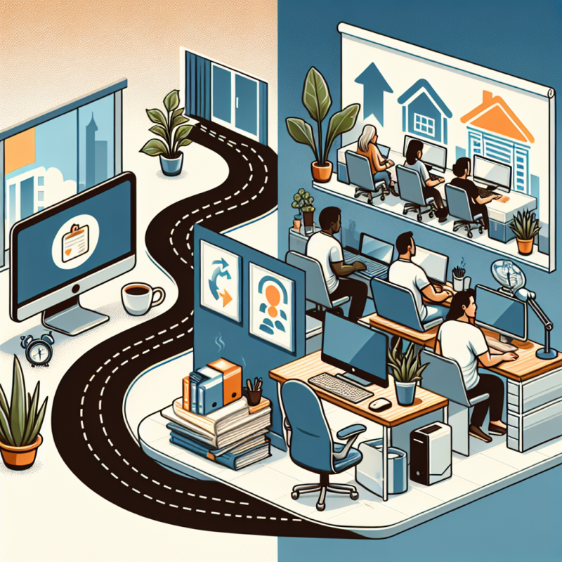 Illustration of Fini le télétravail, Amazon exige un retour à temps plein au bureau