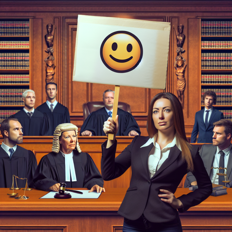 Illustration of Virée pour une émoticône postée sur Facebook, elle obtient l'annulation de son licenciement en justice