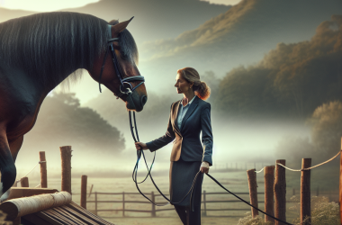 Illustration of "Il faut mettre le pied là où le cheval mettra le sabot" : l'équicoaching ou l'apprentissage du management avec un cheval